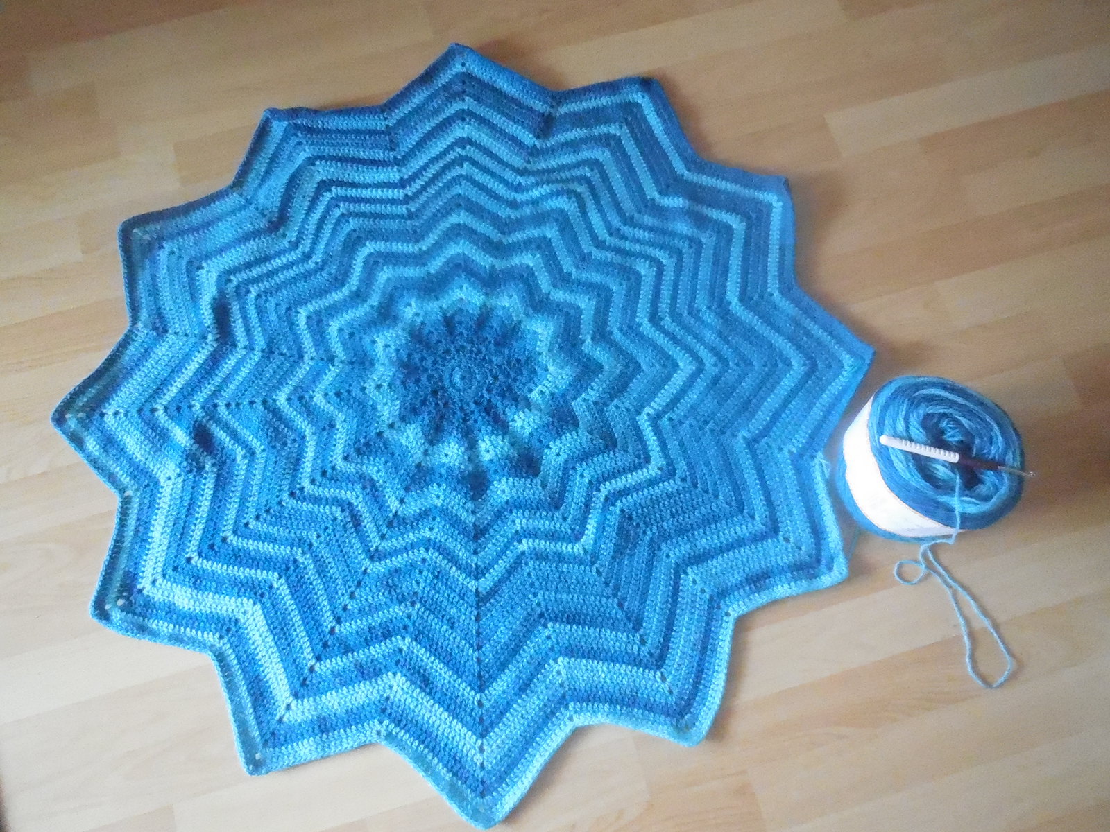 Sternendecke, ein Häkelauftrag für ein Baby