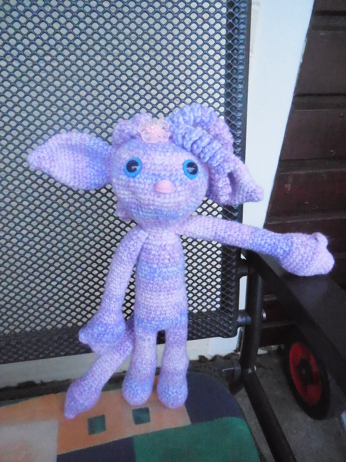 Monsterchen-Locken-Kopf