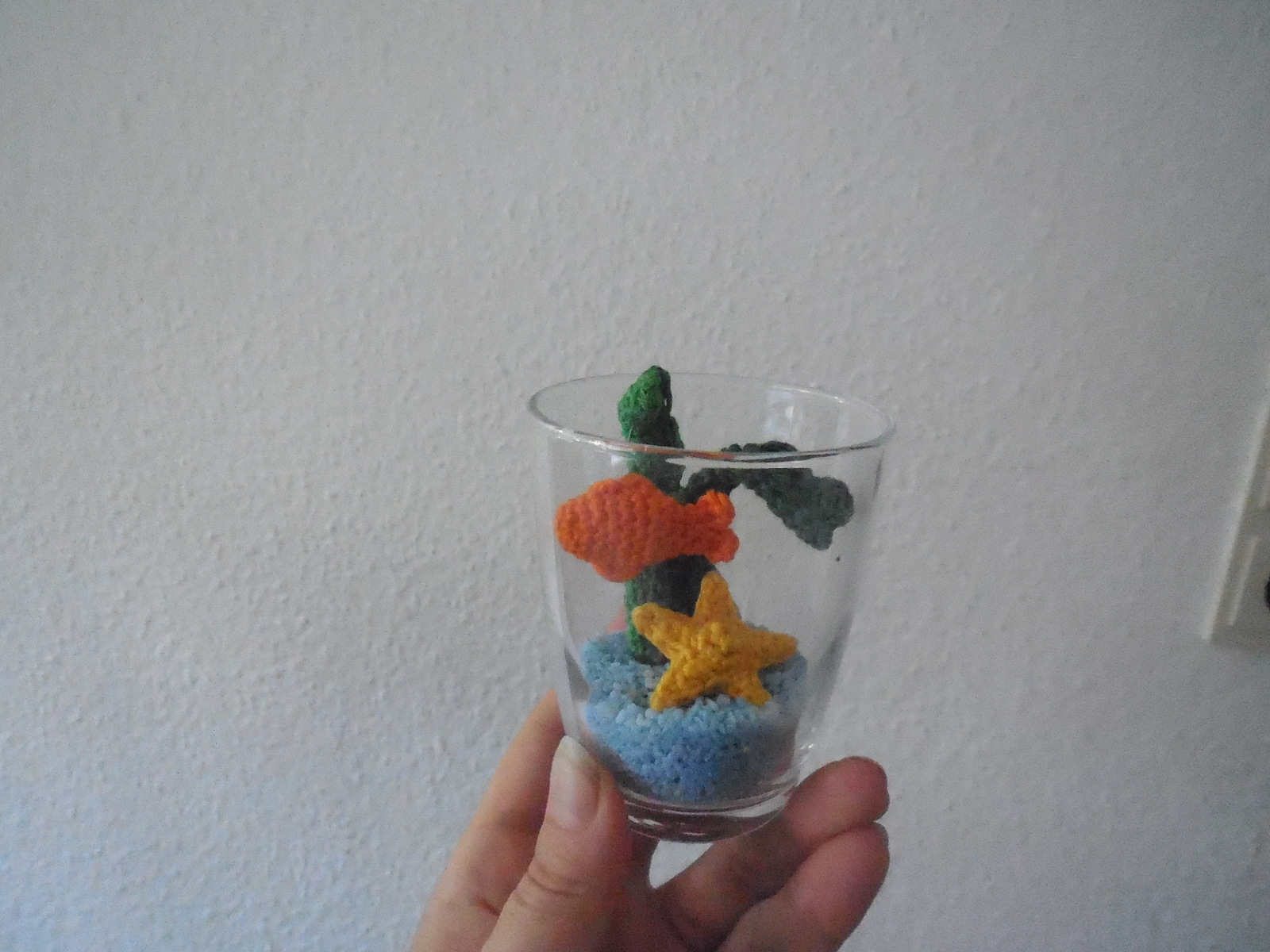 ein Mini-Aquarium