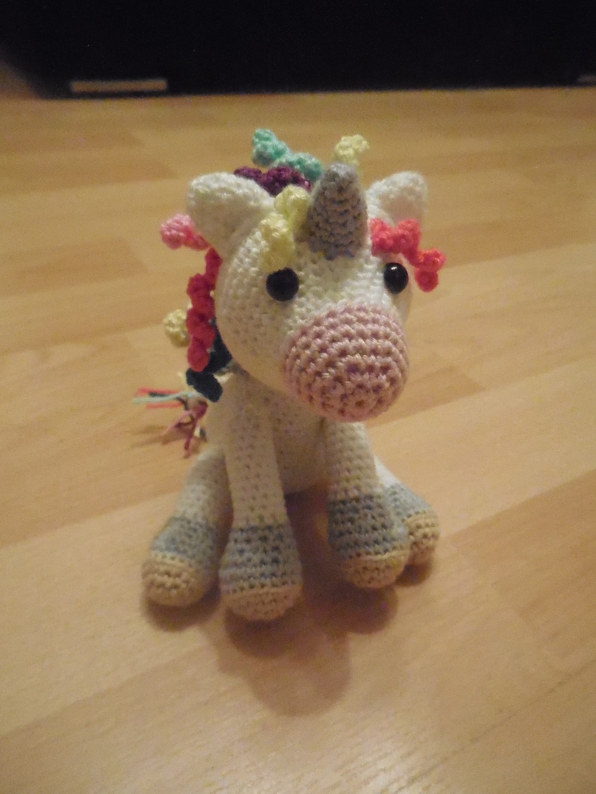 hat auch meine Tochter gemacht, hat sich schon anstecken lassen von mir mit dem Häkeln :D