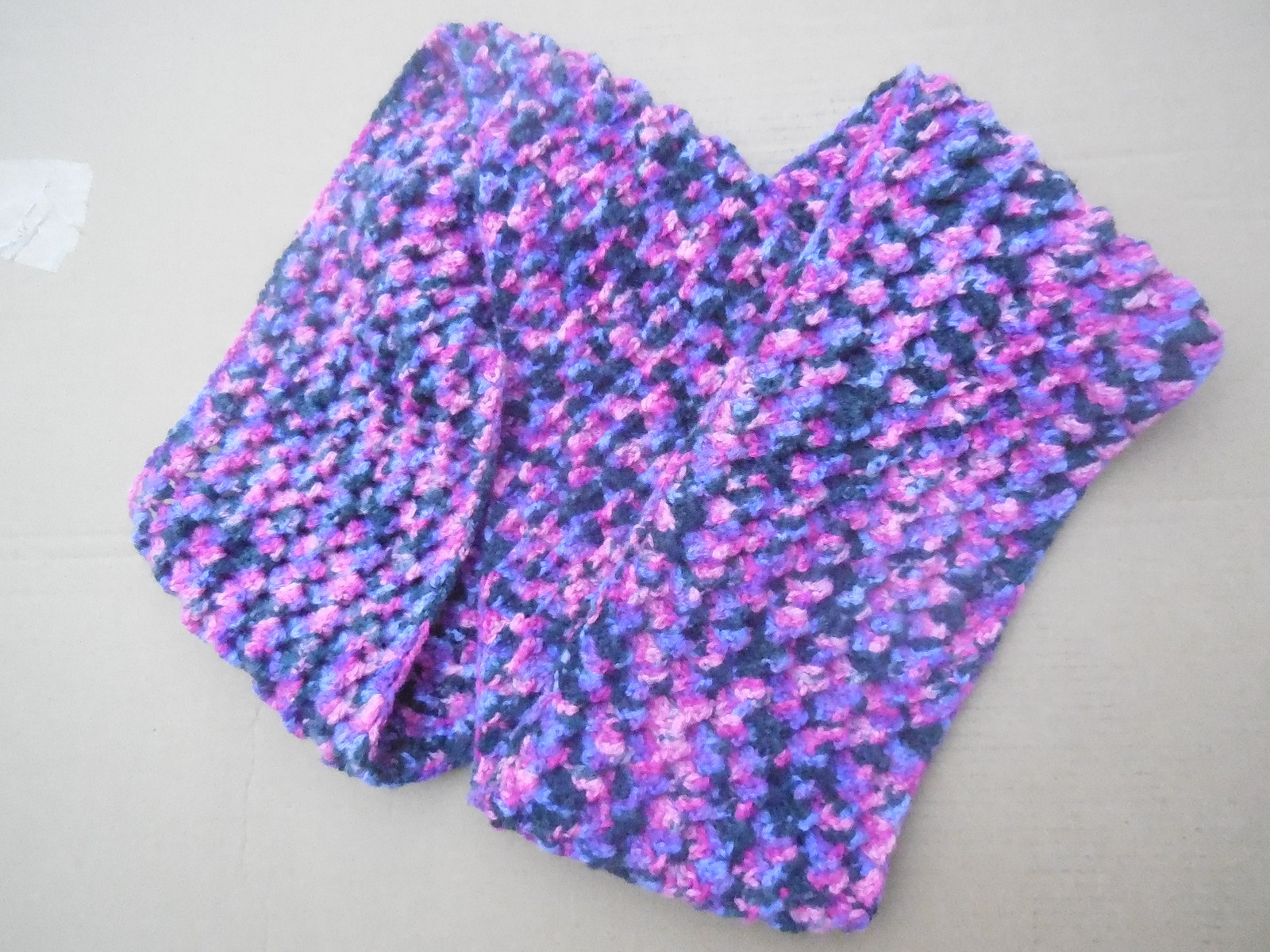 Loop-Schal mit einem tollen Farbverlauf