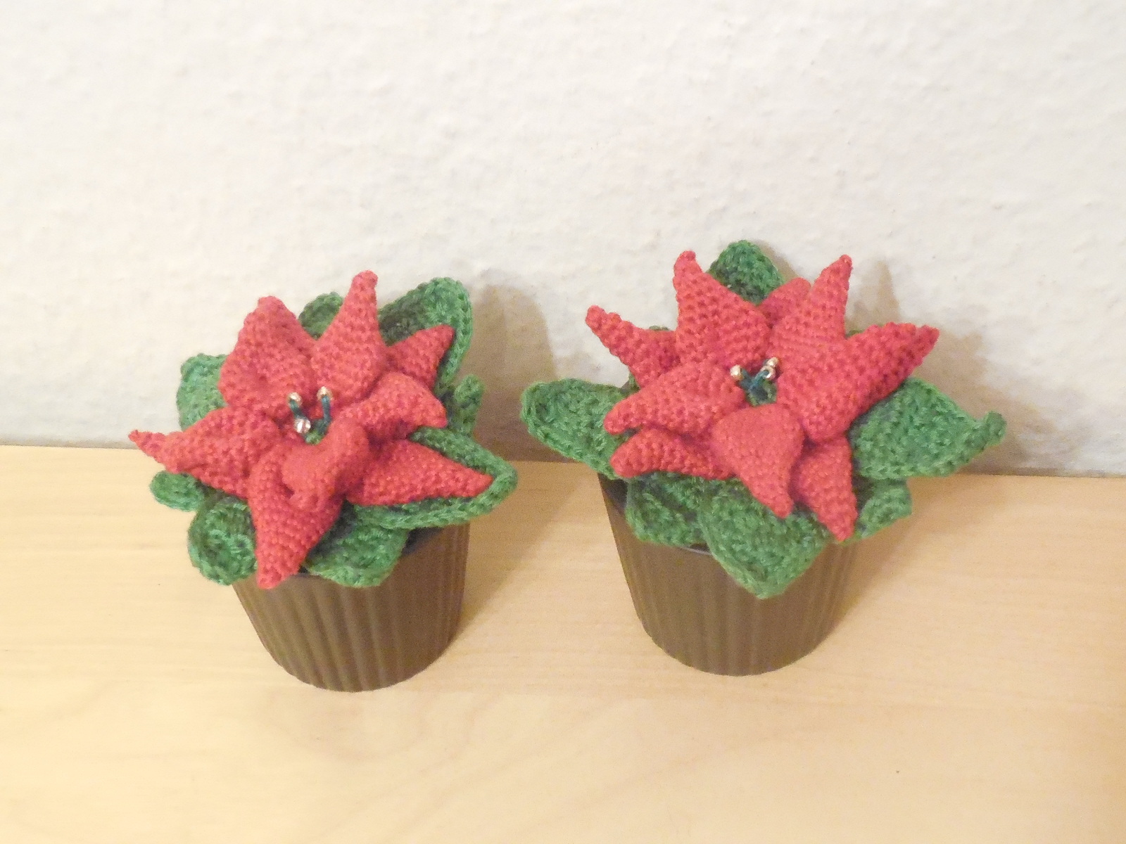 zwei kleine Weihnachtssterne...